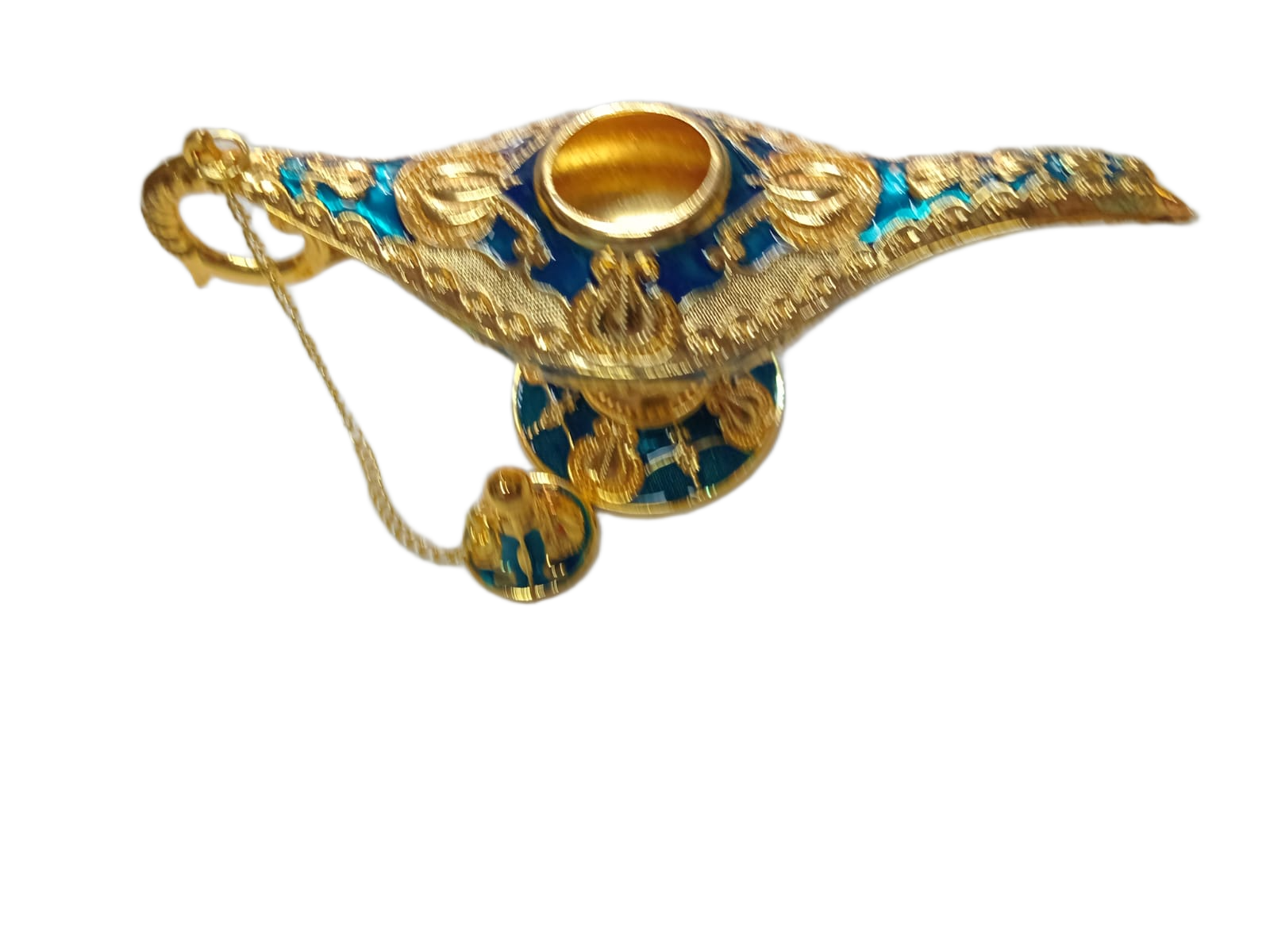 Vintage Style Aladdin Lamp Unique Gift & Decor Showpiece (W-16cm x H-9cm) - Image 6