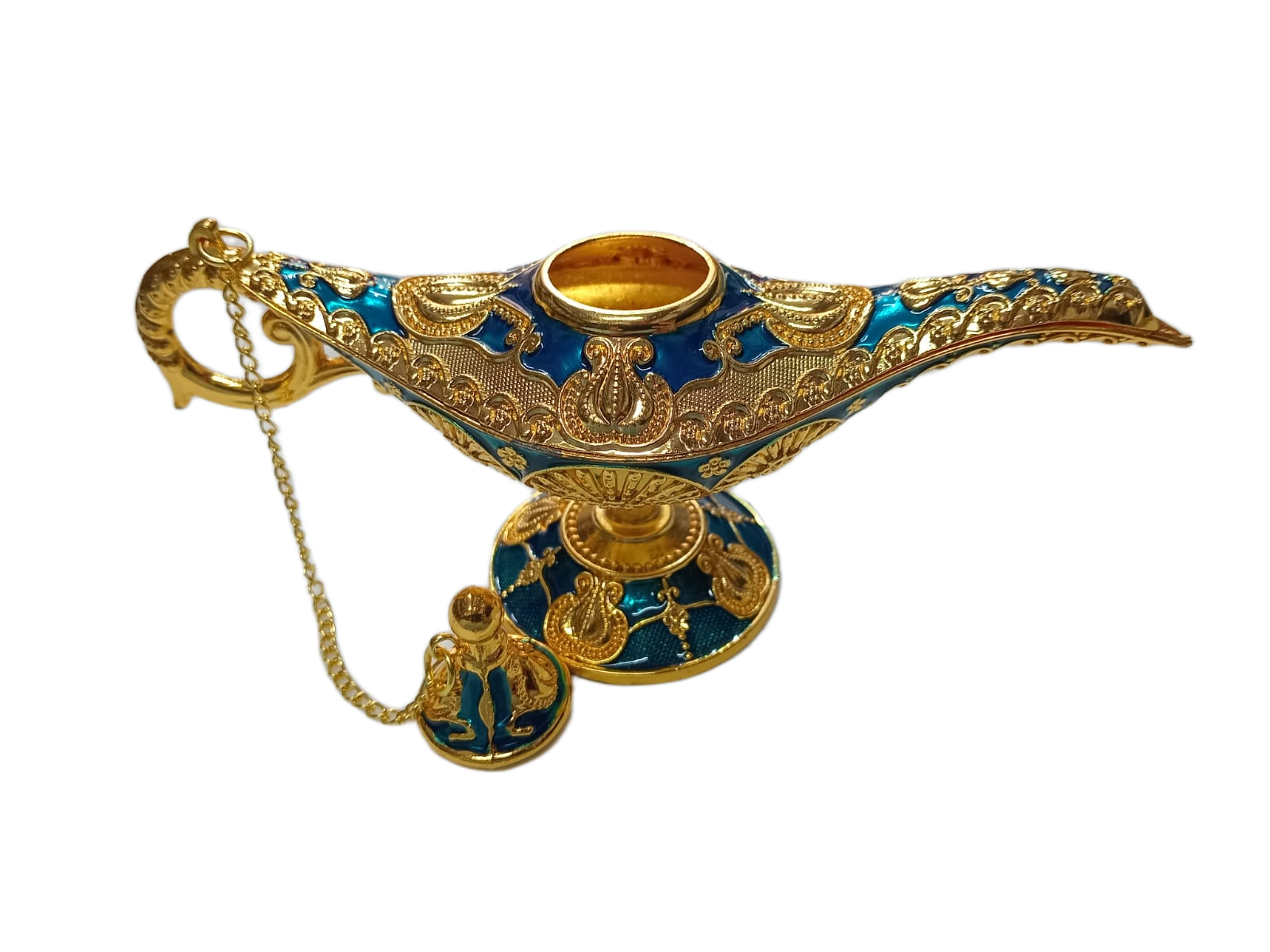 Vintage Style Aladdin Lamp Unique Gift & Decor Showpiece (W-16cm x H-9cm) - Image 7