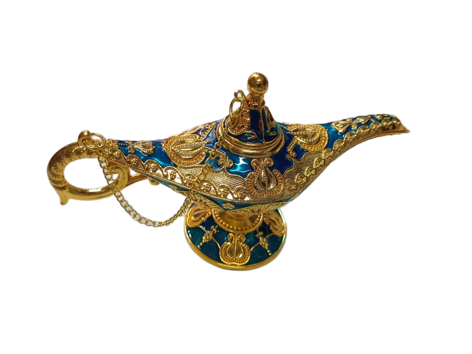 Vintage Style Aladdin Lamp Unique Gift & Decor Showpiece (W-16cm x H-9cm) - Image 8