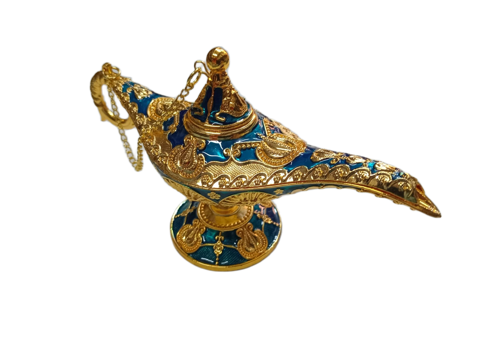 Vintage Style Aladdin Lamp Unique Gift & Decor Showpiece (W-16cm x H-9cm) - Image 9