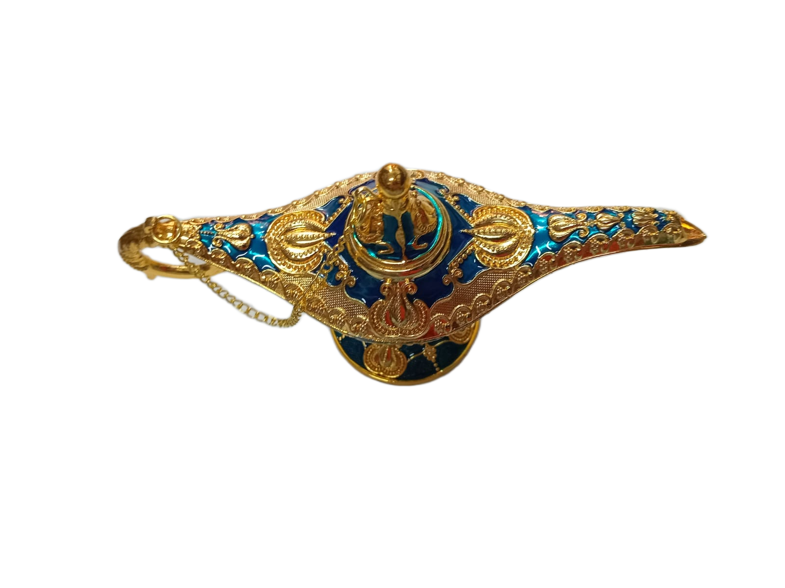 Vintage Style Aladdin Lamp Unique Gift & Decor Showpiece (W-16cm x H-9cm) - Image 10