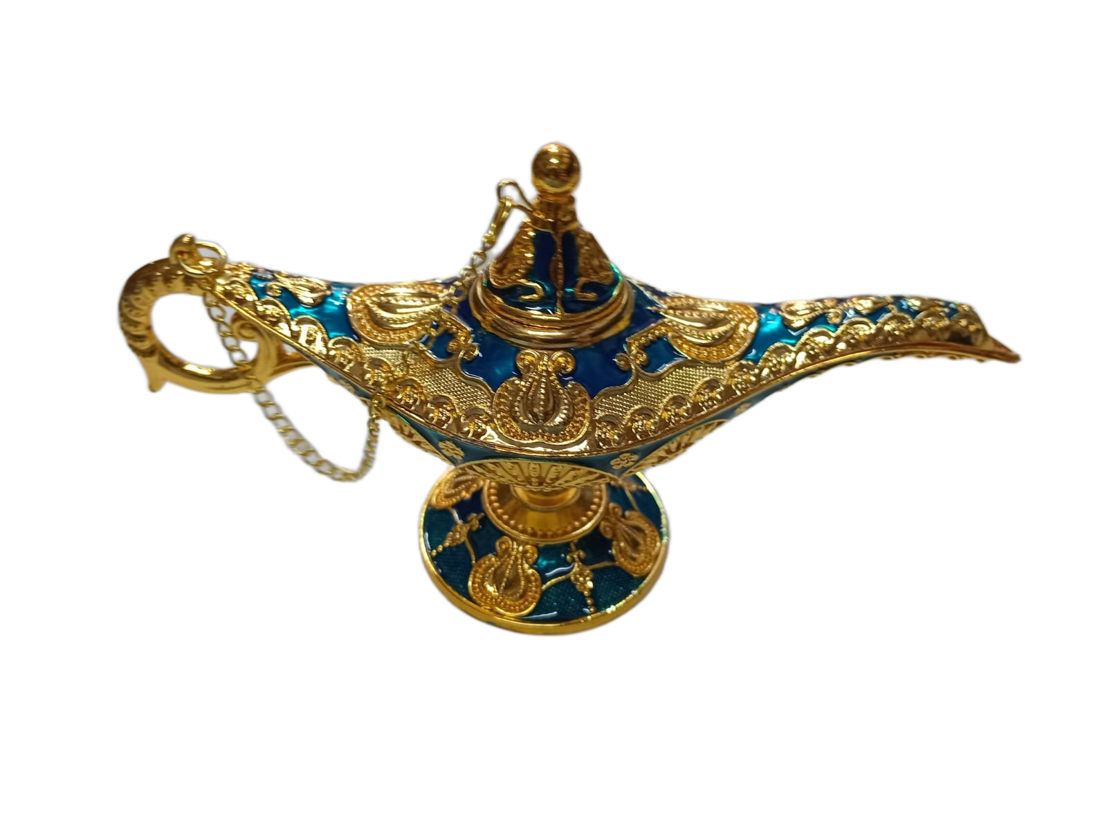 Vintage Style Aladdin Lamp Unique Gift & Decor Showpiece (W-16cm x H-9cm) - Image 11