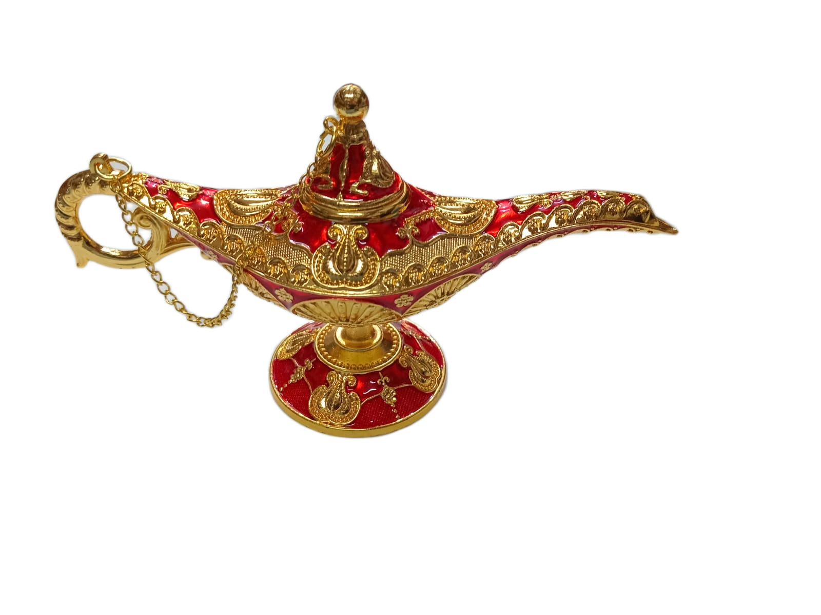 Vintage Style Aladdin Lamp Unique Gift & Decor Showpiece (W-23cm x H-12.5cm) - Image 5