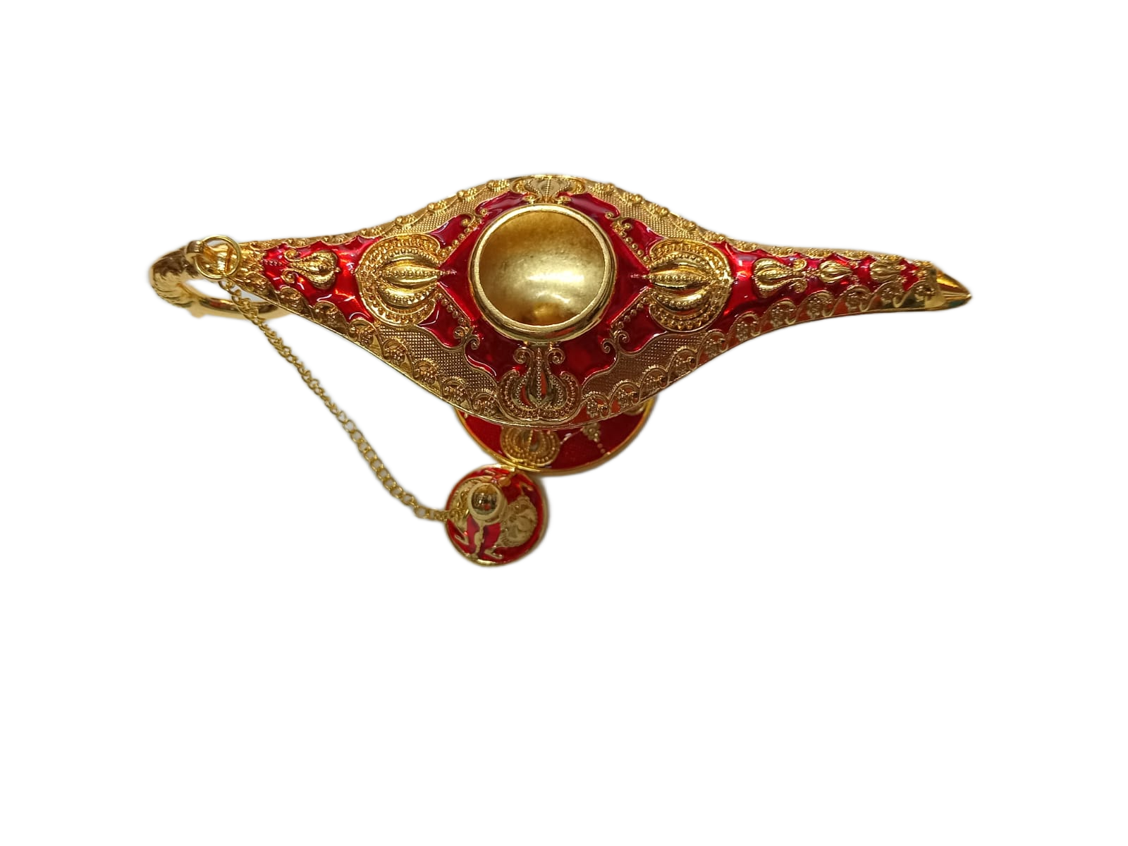 Vintage Style Aladdin Lamp Unique Gift & Decor Showpiece (W-23cm x H-12.5cm) - Image 6