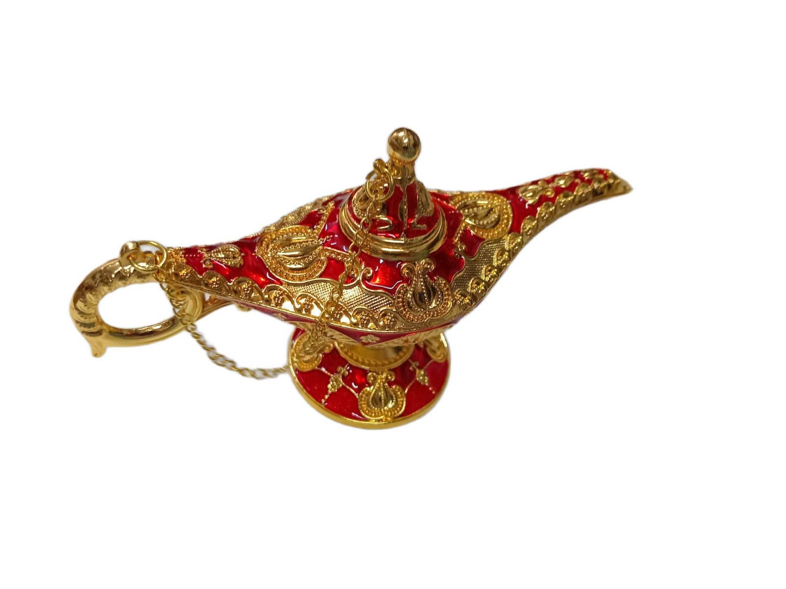 Vintage Style Aladdin Lamp Unique Gift & Decor Showpiece (W-23cm x H-12.5cm) - Image 7