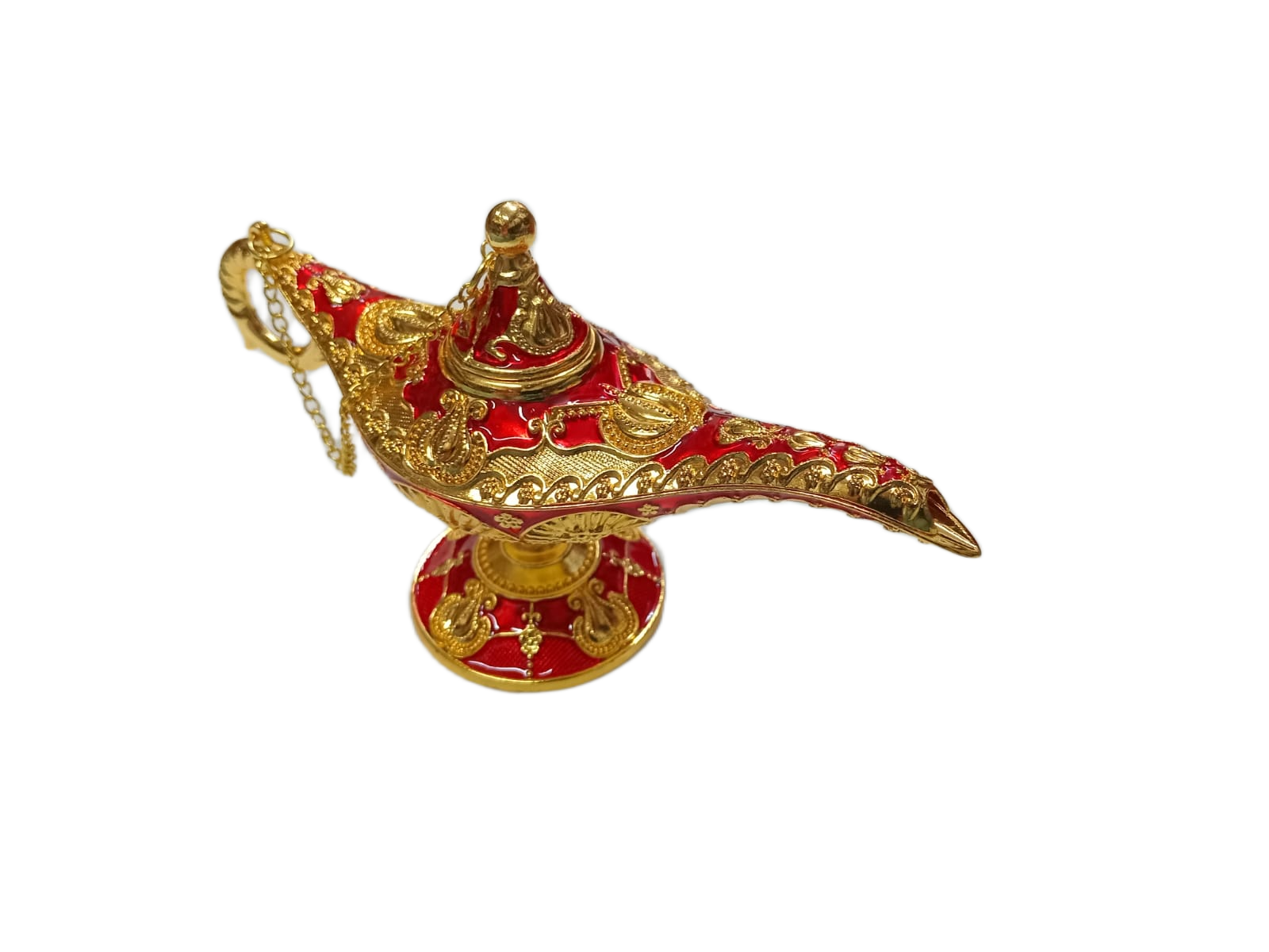 Vintage Style Aladdin Lamp Unique Gift & Decor Showpiece (W-23cm x H-12.5cm) - Image 8