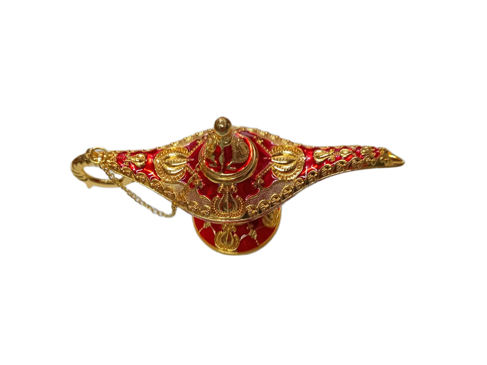Vintage Style Aladdin Lamp Unique Gift & Decor Showpiece (W-23cm x H-12.5cm) - Image 9