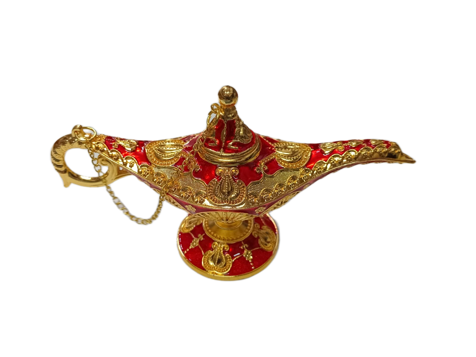 Vintage Style Aladdin Lamp Unique Gift & Decor Showpiece (W-23cm x H-12.5cm) - Image 10