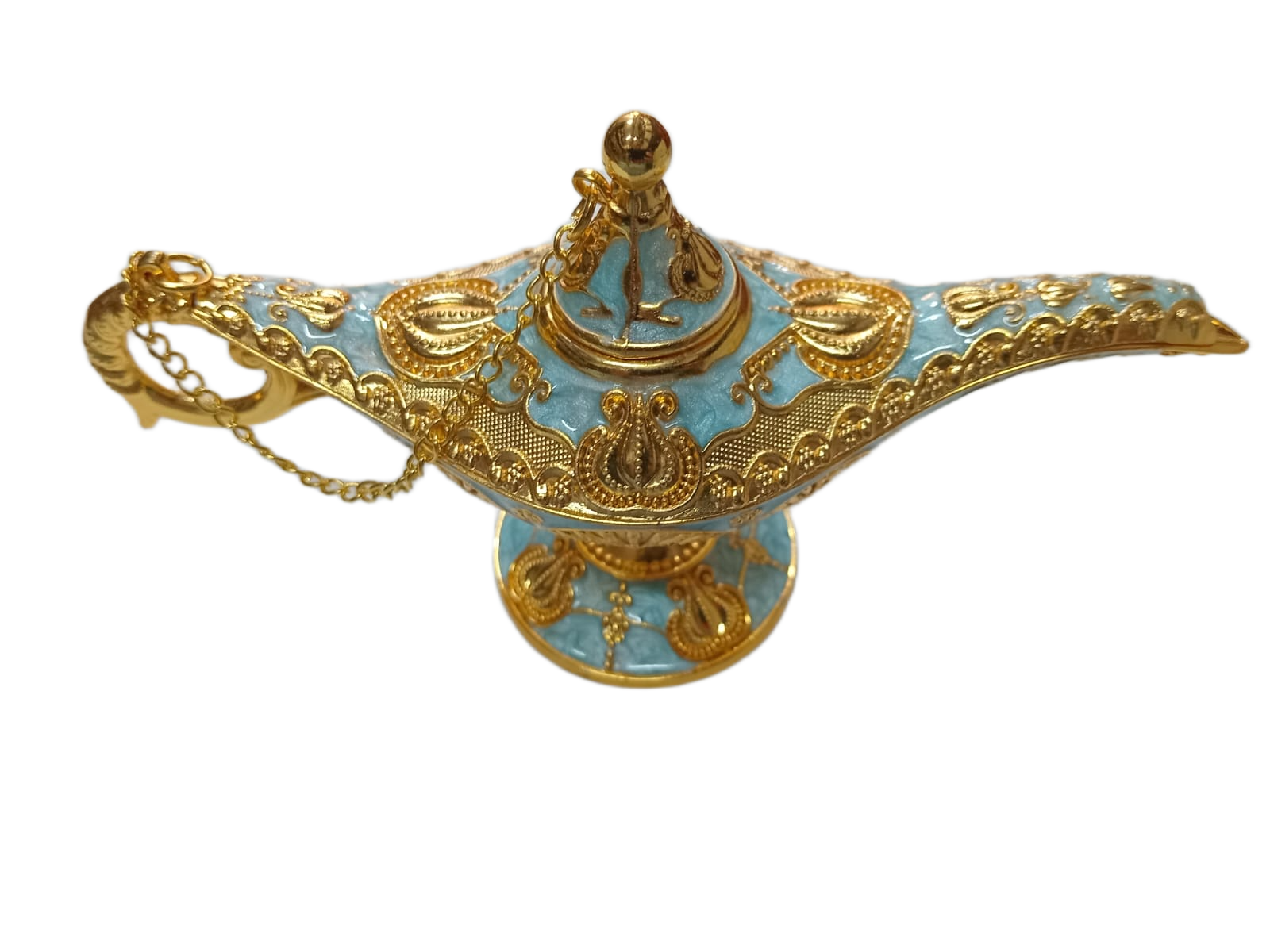 Vintage Style Aladdin Lamp Unique Gift & Decor Showpiece (W-16cm x H-9cm) - Image 6
