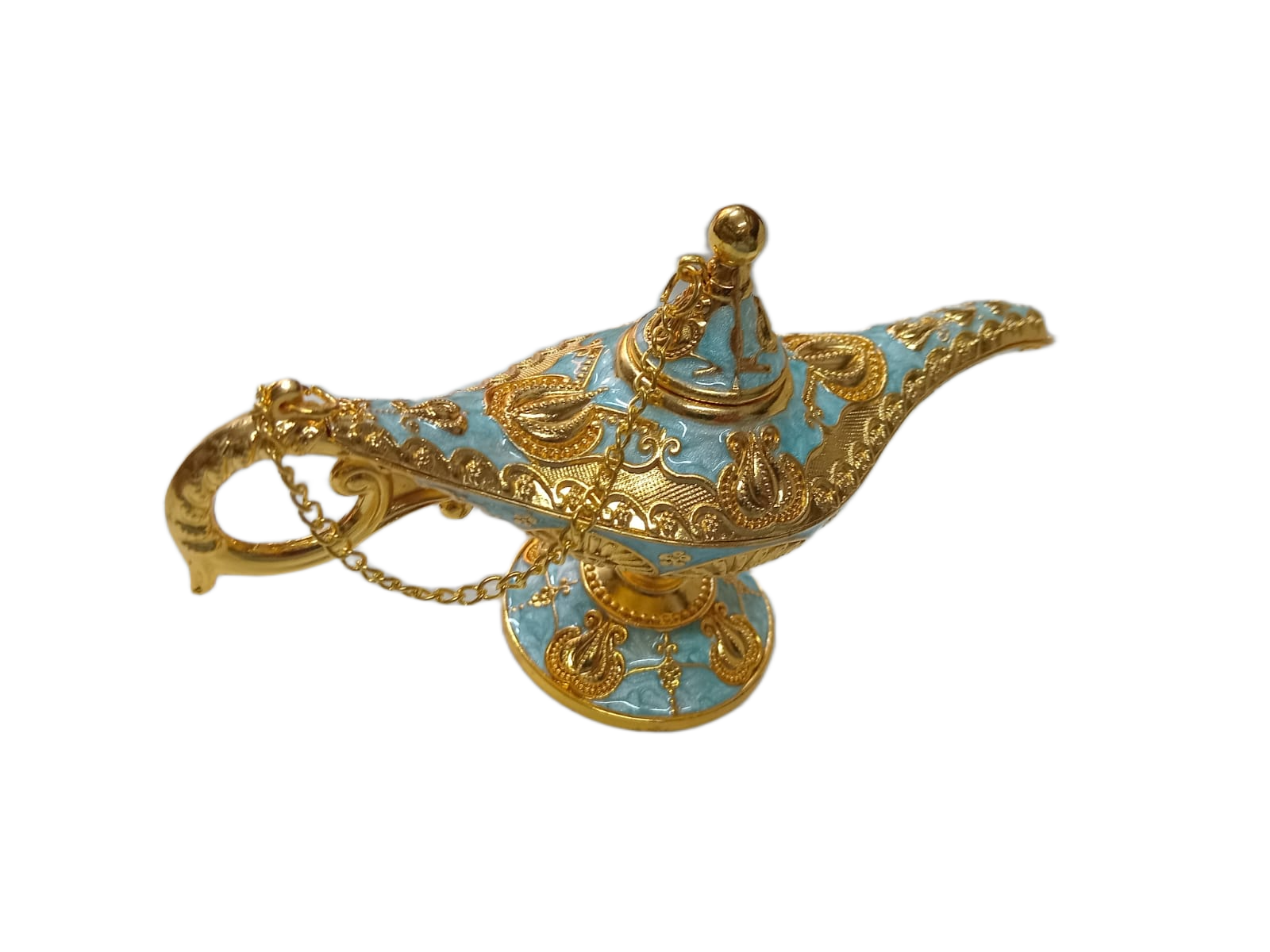 Vintage Style Aladdin Lamp Unique Gift & Decor Showpiece (W-16cm x H-9cm) - Image 8