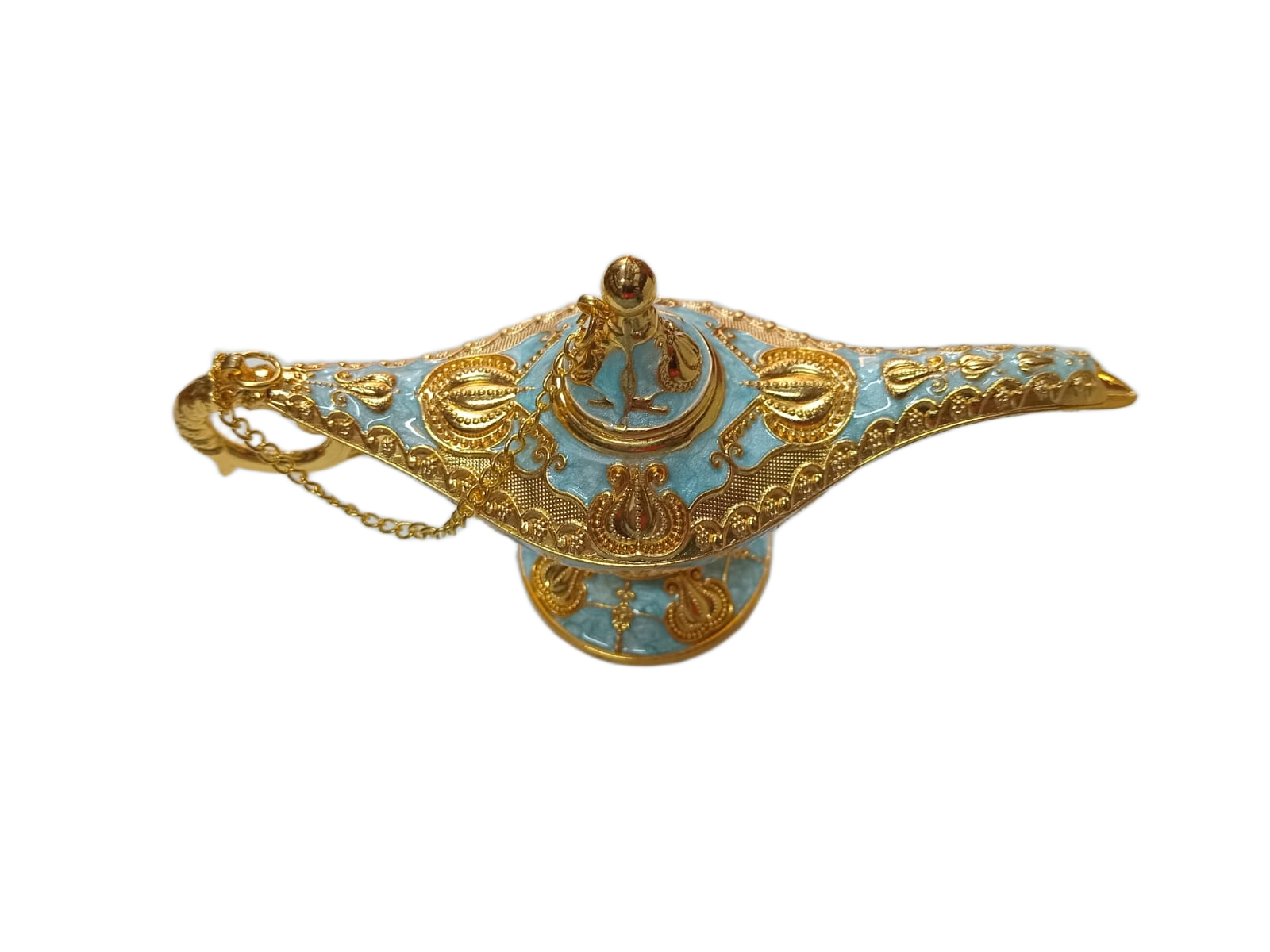 Vintage Style Aladdin Lamp Unique Gift & Decor Showpiece (W-16cm x H-9cm) - Image 9