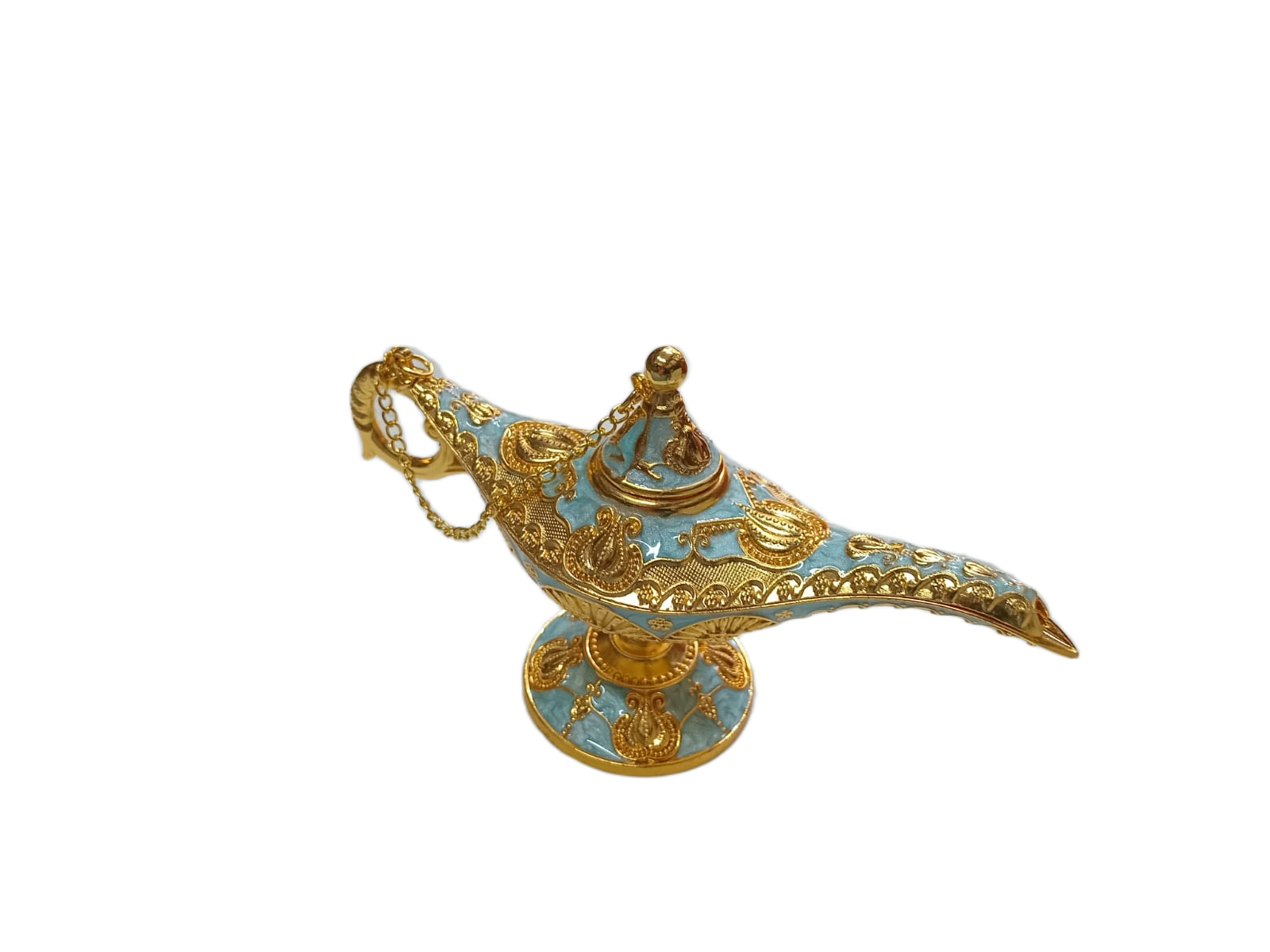 Vintage Style Aladdin Lamp Unique Gift & Decor Showpiece (W-16cm x H-9cm) - Image 11