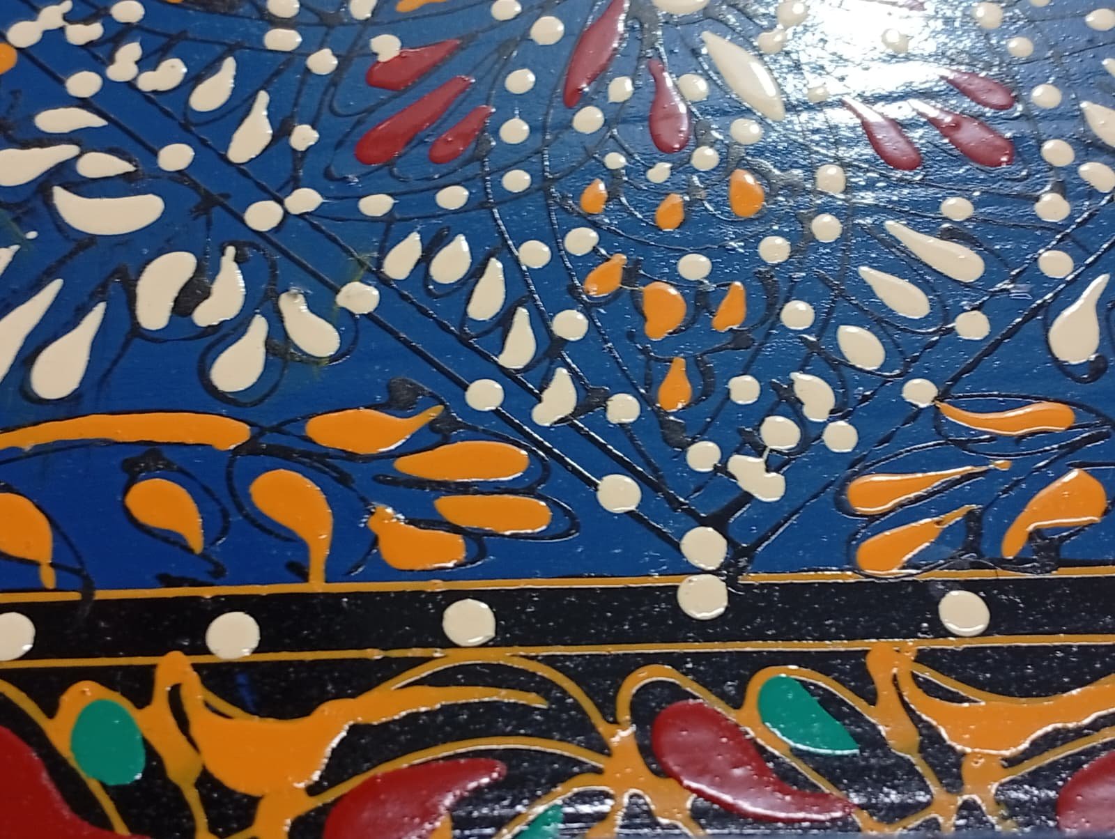 Bundi work tray (35 x 20cm) - Image 4