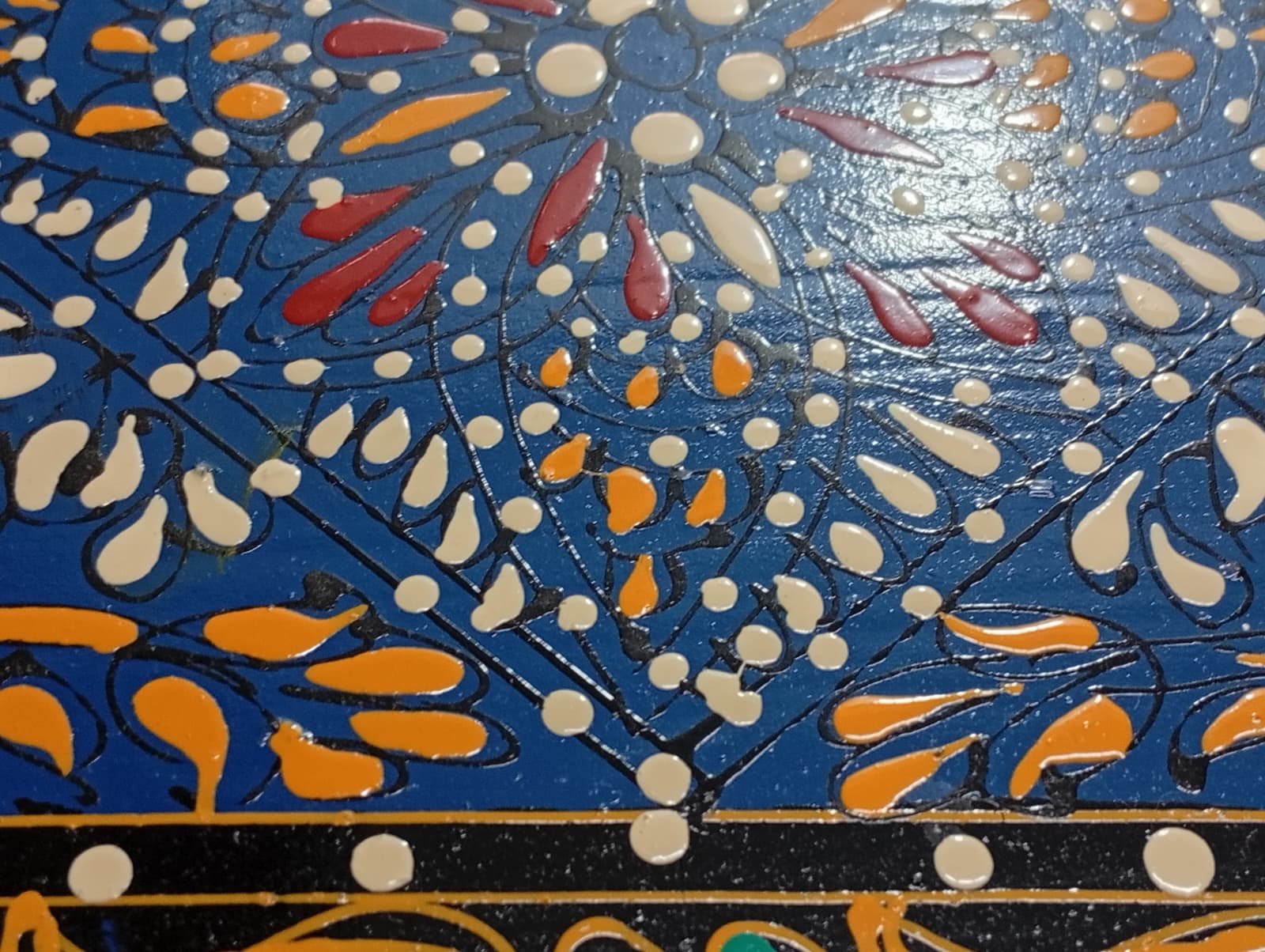 Bundi work tray (35 x 20cm) - Image 5