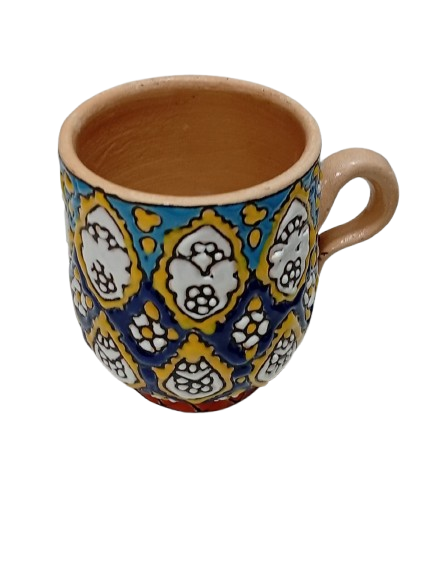Handcrafted Iraani Mug – Traditional Artistic Tea & Coffee Cup with Vibrant Patterns - Image 6