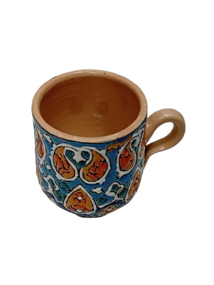 Handcrafted Iraani Mug – Traditional Artistic Tea & Coffee Cup with Vibrant Patterns - Image 4