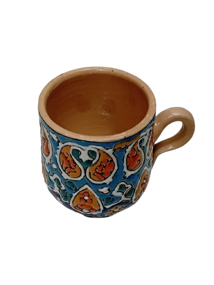 Handcrafted Iraani Mug – Traditional Artistic Tea & Coffee Cup with Vibrant Patterns - Image 6