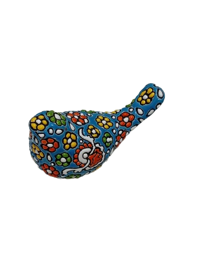 Elegant Iraani Bird Decorative Showpiece – Handcrafted Floral Art Accent - Image 6