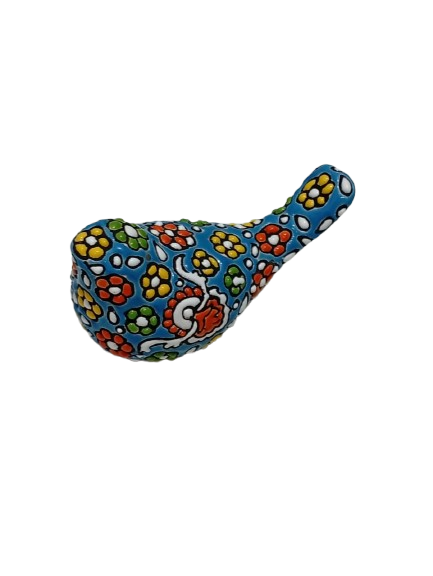 Elegant Iraani Bird Decorative Showpiece – Handcrafted Floral Art Accent - Image 5
