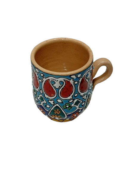 Handcrafted Iraani Mug – Traditional Artistic Tea & Coffee Cup with Vibrant Patterns - Image 4