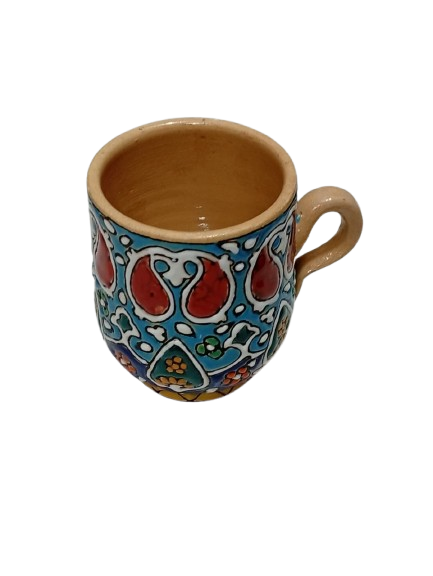 Handcrafted Iraani Mug – Traditional Artistic Tea & Coffee Cup with Vibrant Patterns - Image 6