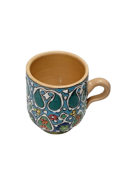 Handcrafted Iraani Mug – Traditional Artistic Tea & Coffee Cup with Vibrant Patterns - Image 4