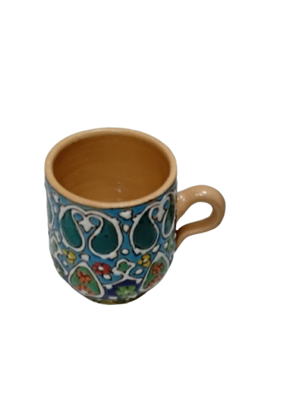 Handcrafted Iraani Mug – Traditional Artistic Tea & Coffee Cup with Vibrant Patterns - Image 6