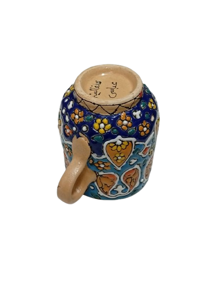 Handcrafted Iraani Mug – Traditional Artistic Tea & Coffee Cup with Vibrant Patterns - Image 6