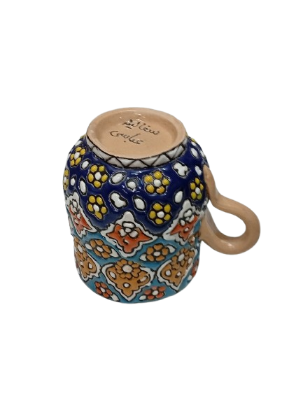 Handcrafted Iraani Mug – Traditional Artistic Tea & Coffee Cup with Vibrant Patterns - Image 5