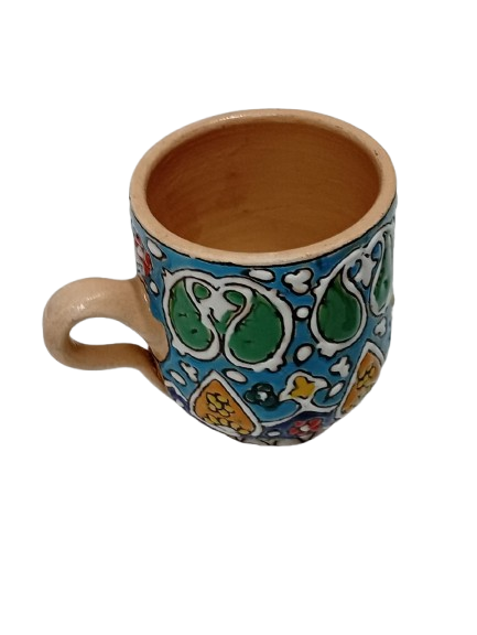 Handcrafted Iraani Mug – Traditional Artistic Tea & Coffee Cup with Vibrant Patterns - Image 6