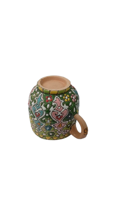 Handcrafted Iraani Mug – Traditional Artistic Tea & Coffee Cup with Vibrant Patterns - Image 6