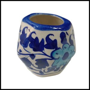 Blue Pottery Diamond Mini Bowl (5cm × 5.6cm)