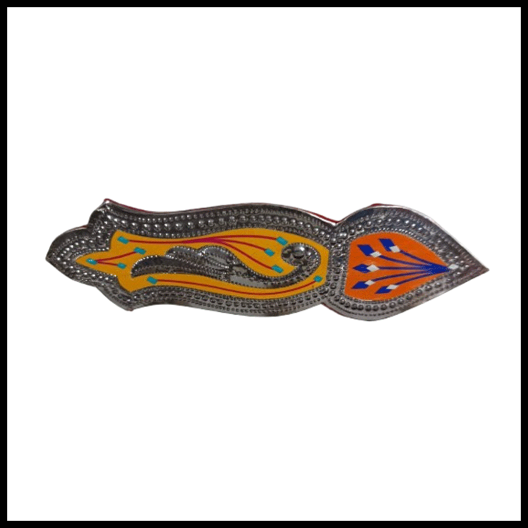 Chamakpatti Handmade Bookmark – Traditional Truck Art Inspired Design - Image 3