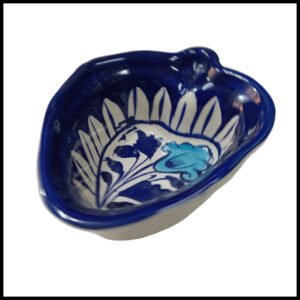 Blue Pottery Medium Butter Bowl (24cm × 14cm)