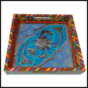 Chamakpatti Handmade Square Tray (26.5×26.5cm)