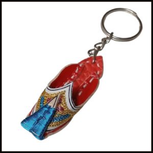 Handmade Traditional Mini Shoe Keychain Unique Handcrafted Charm