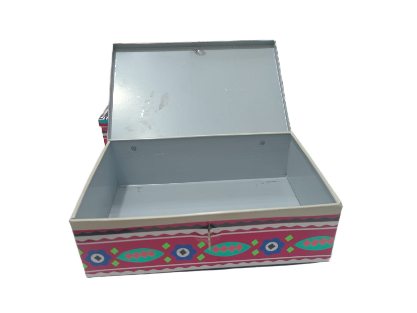 Chamakpatti Box: Real Truck Art Design for Storage and Decoration (W-25, H-17 cm) - Image 12