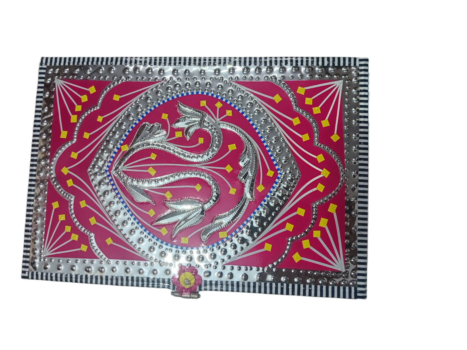 Chamakpatti Box: Real Truck Art Design for Storage and Decoration (W-27, H-19 cm) - Image 10