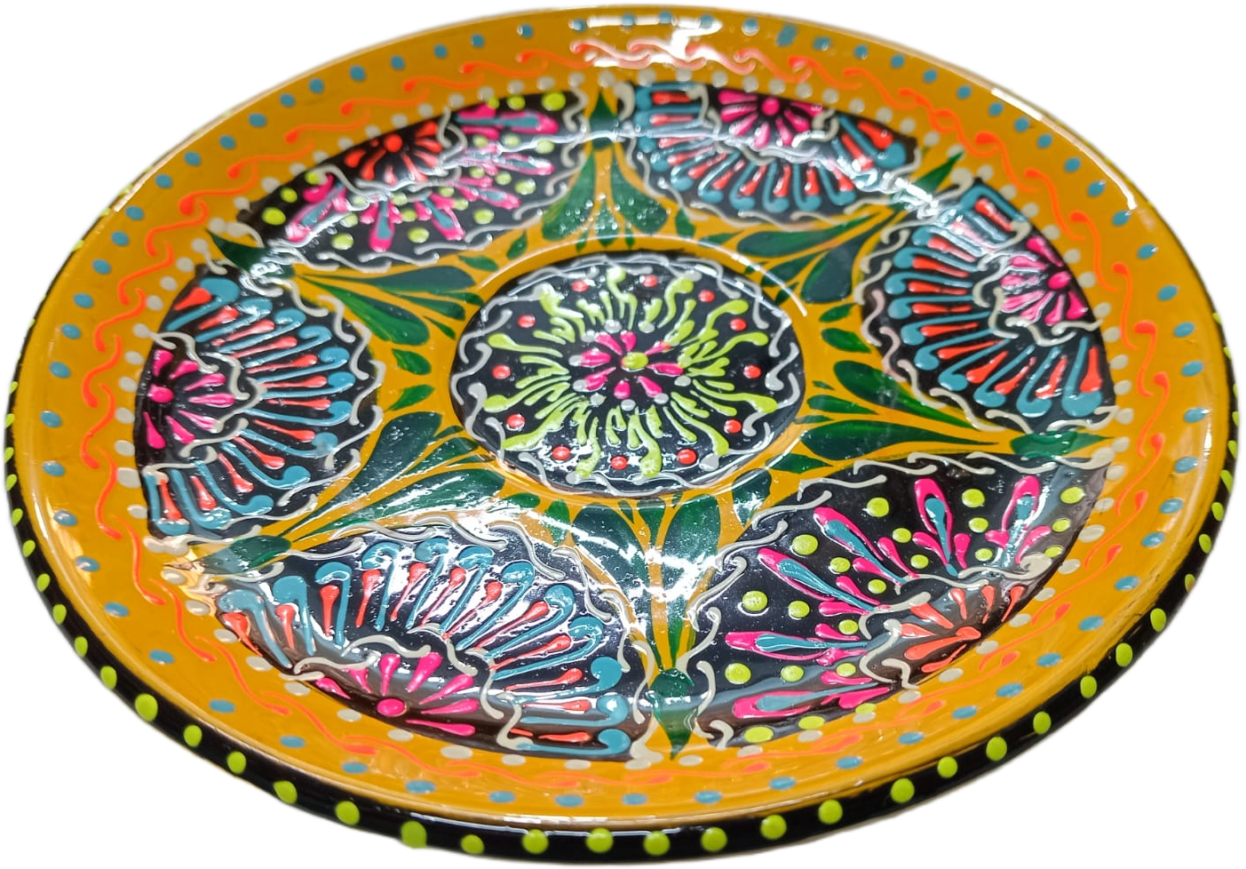 Hand-Painted Truck Art Tea Cup and Saucer Set - Image 8