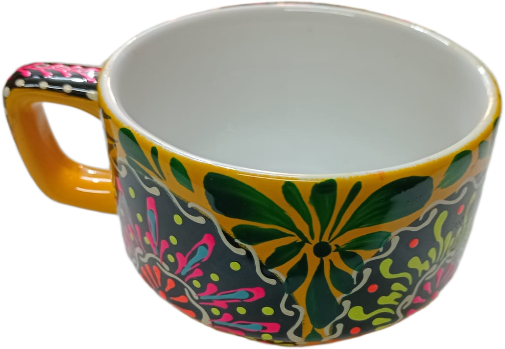 Hand-Painted Truck Art Tea Cup and Saucer Set - Image 11