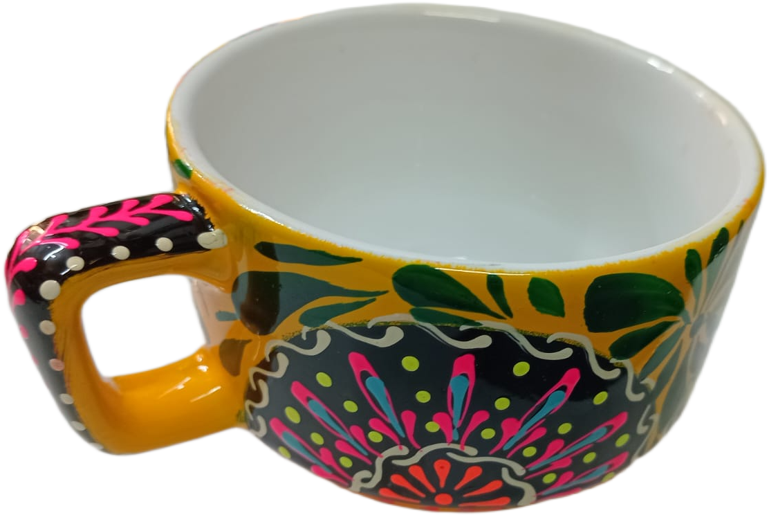 Hand-Painted Truck Art Tea Cup and Saucer Set - Image 14