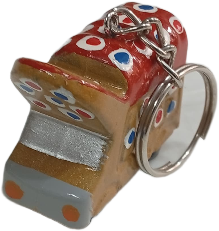 Handmade Mini Truck Keychain – Traditional Pakistani Truck Art Style - Image 5