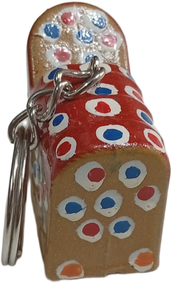 Handmade Mini Truck Keychain – Traditional Pakistani Truck Art Style - Image 6