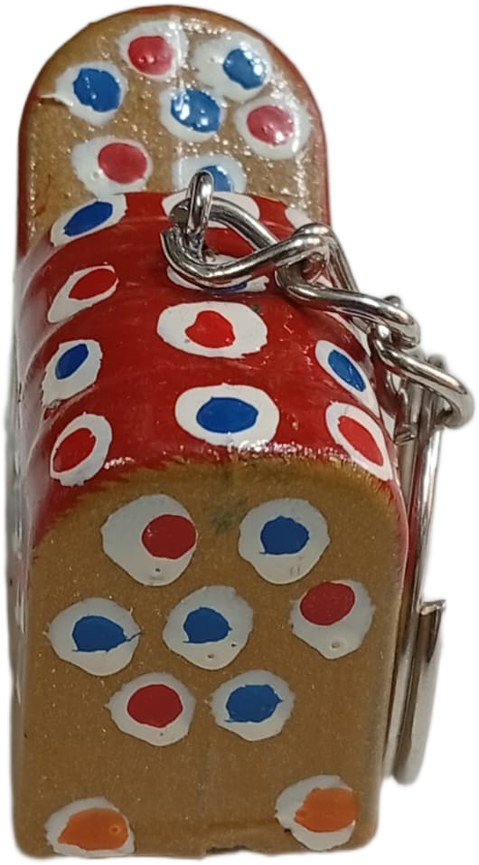 Handmade Mini Truck Keychain – Traditional Pakistani Truck Art Style - Image 9