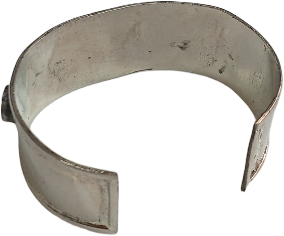 Elegant Afghani Stone Cuff Bracelet – Traditional Tribal Jewelry - Image 6