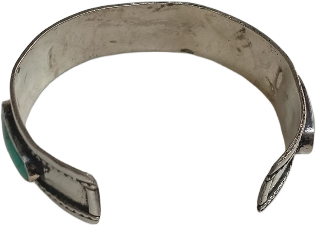 Elegant Afghani Stone Cuff Bracelet – Traditional Tribal Jewelry - Image 6