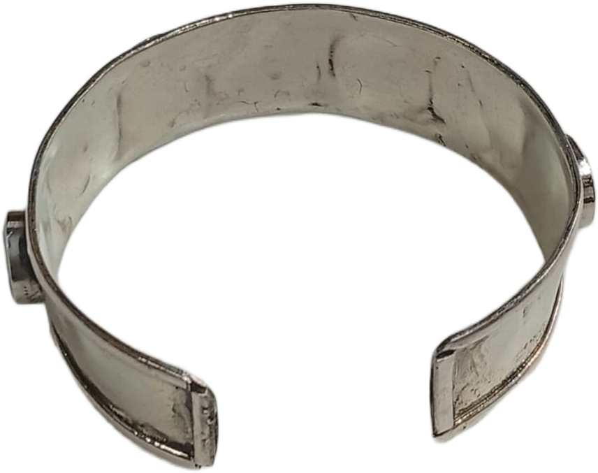 Elegant Afghani Stone Cuff Bracelet – Traditional Tribal Jewelry - Image 5