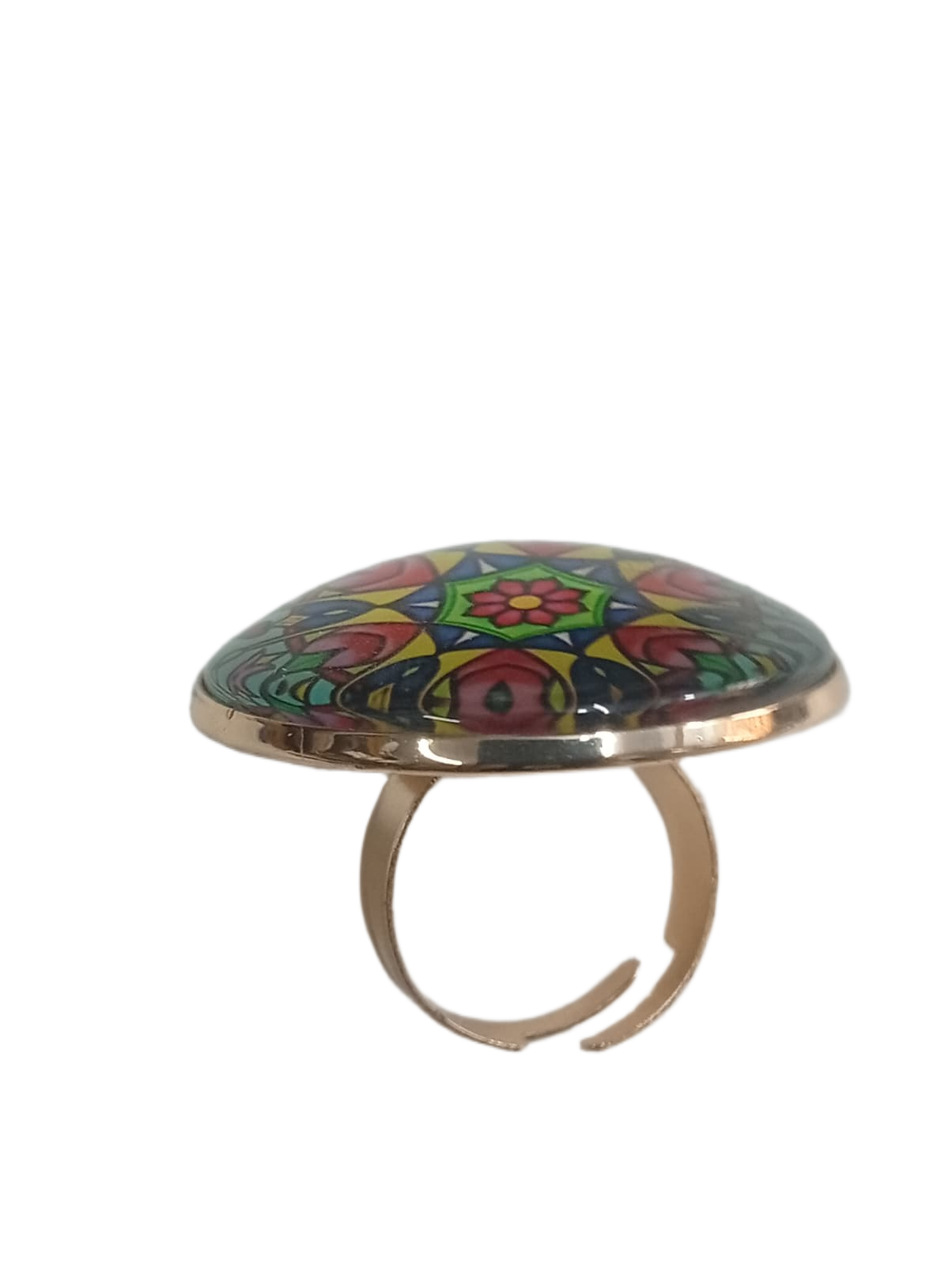 Elegant Mandala Ring – Bohemian Ethnic Statement Jewelry - Image 6