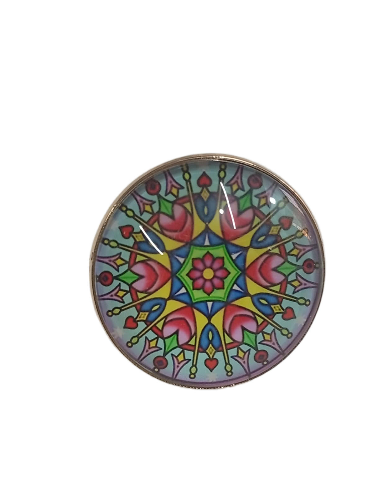 Elegant Mandala Ring – Bohemian Ethnic Statement Jewelry - Image 7