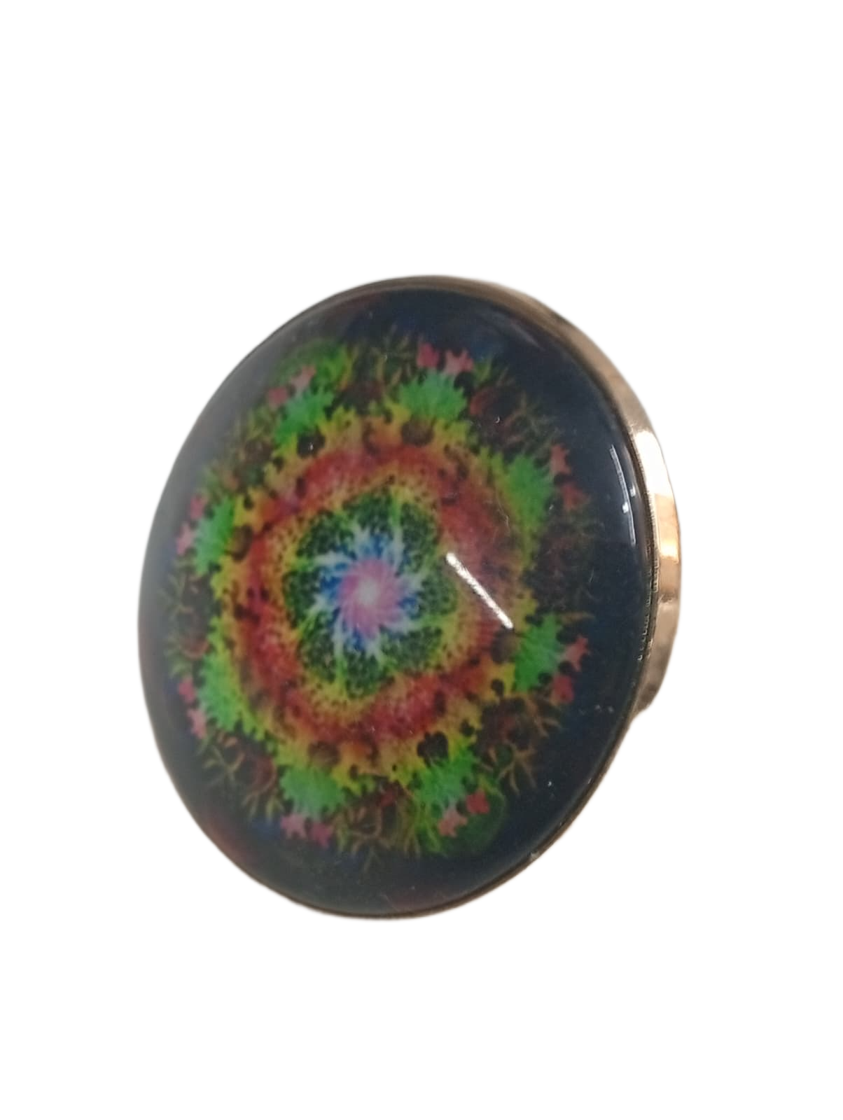 Elegant Mandala Ring – Bohemian Ethnic Statement Jewelry - Image 6